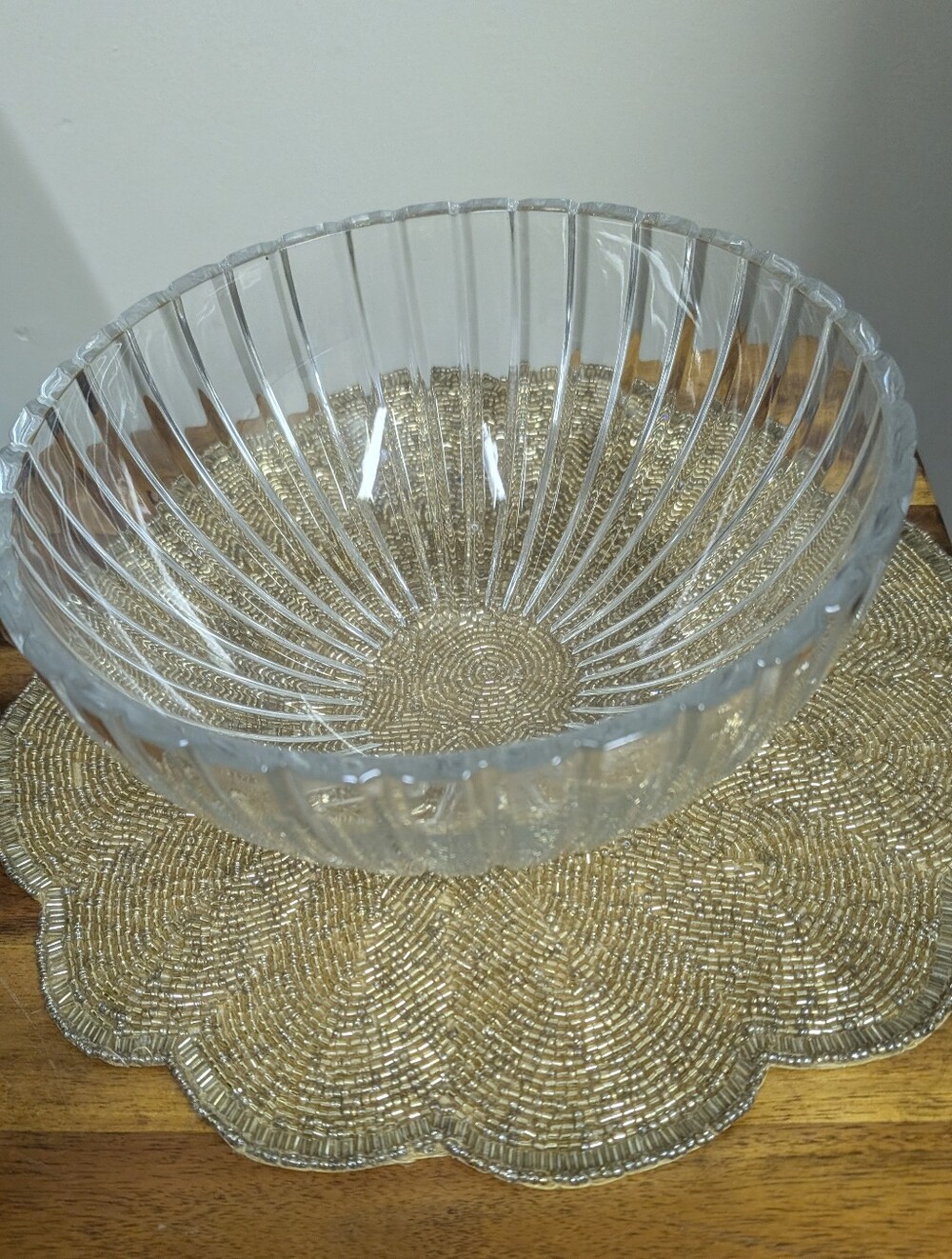 Crystal Bowl Waterford 10" Palladia By Waterford - Picture 2 of 5
